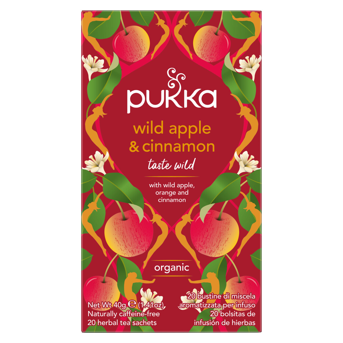 Pukka Wild apple & cinnamon bio 20 builtjes